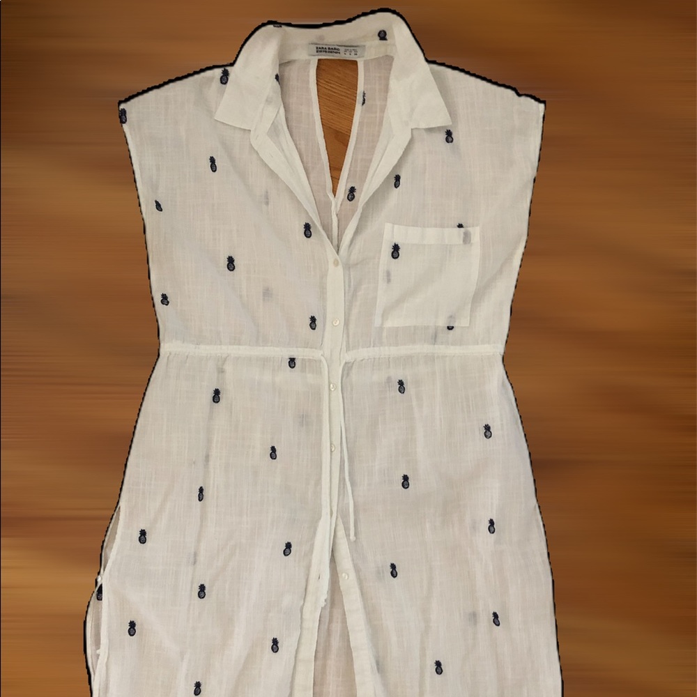 Zara basic light summer dress size M